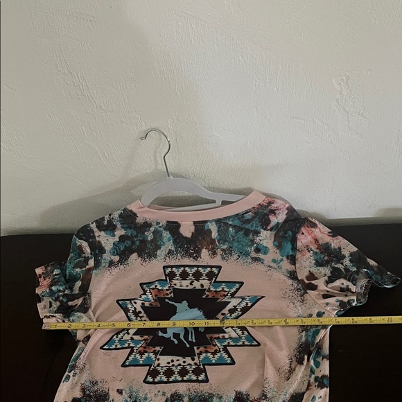 Women's Short Sleeve Graphic Tee - Multicolor - Picture 6 of 7